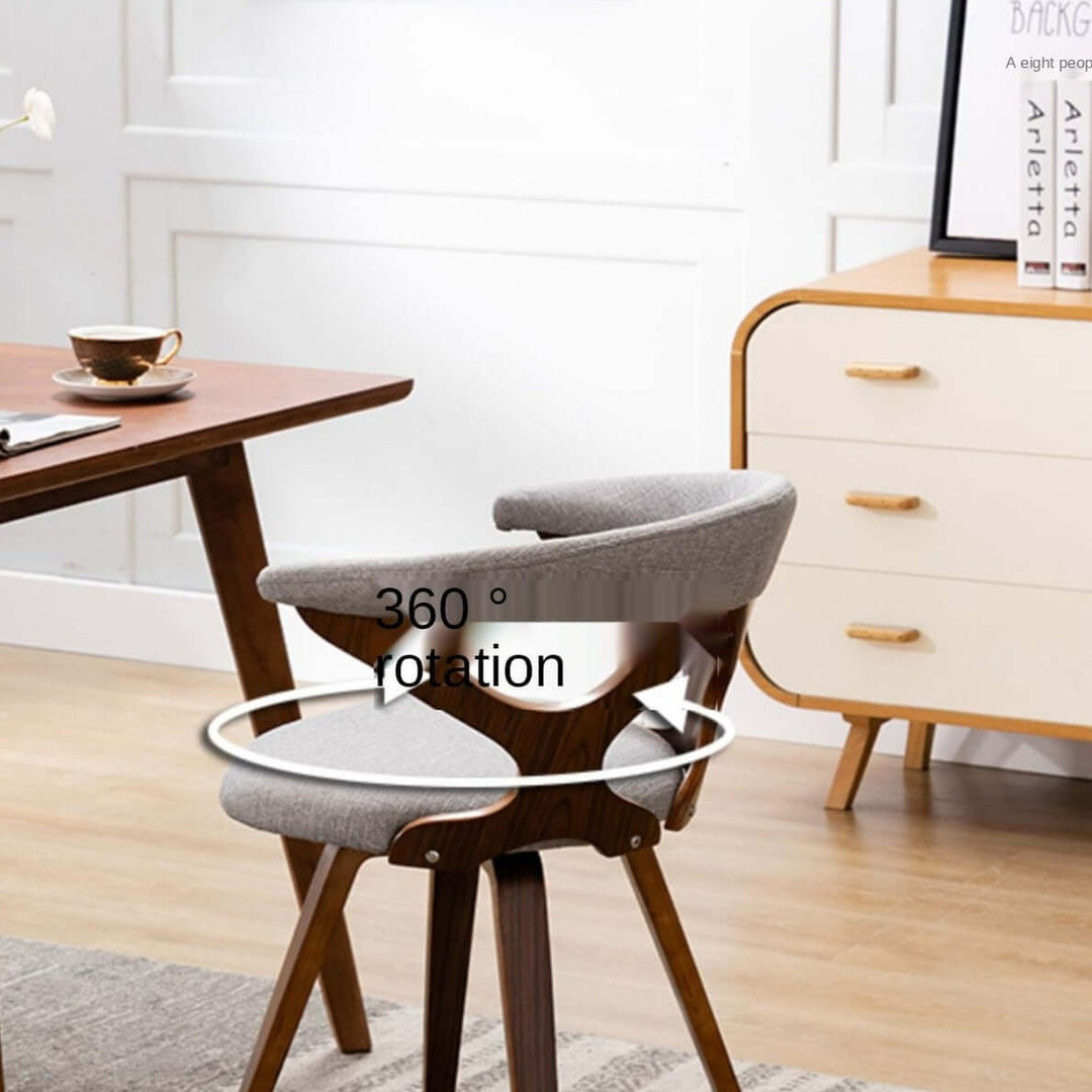 Wood Dining Chair With Cushion