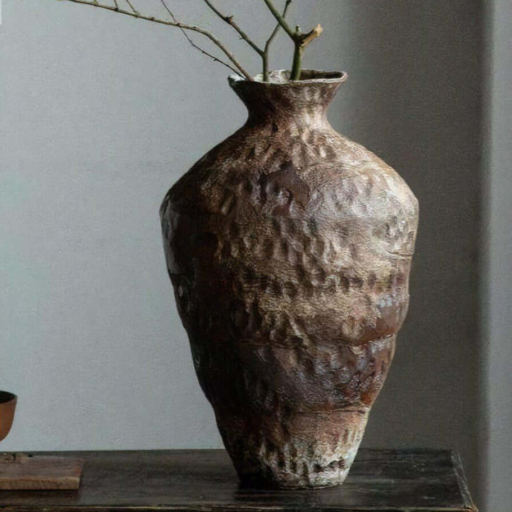 Shop Spring Vase - Unique Rusted Iron Effect Design