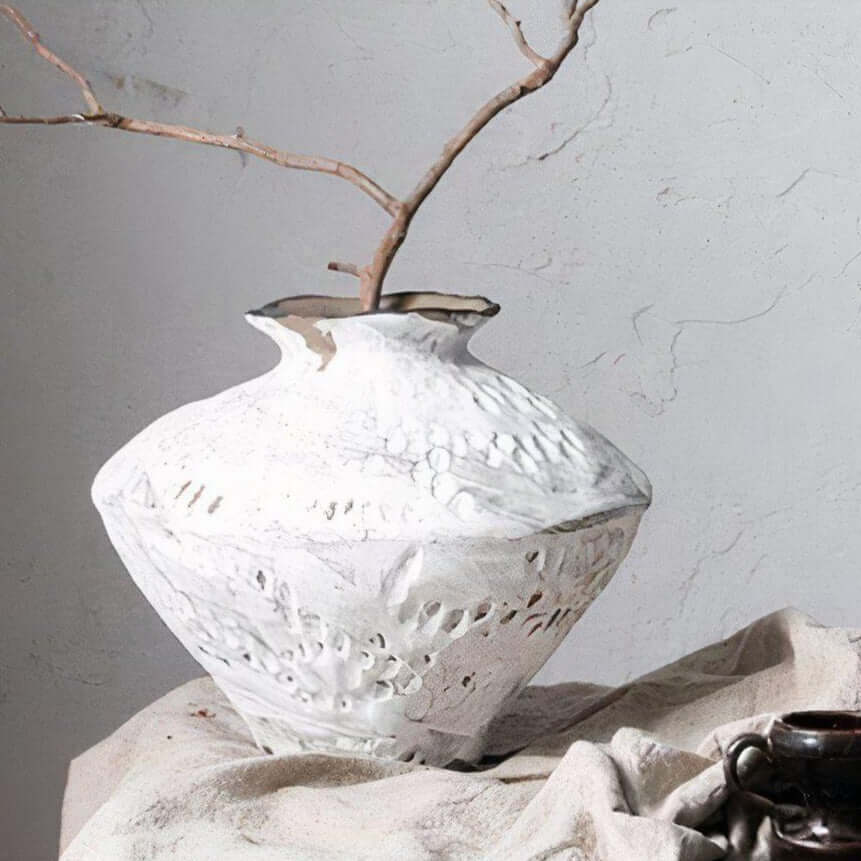 Shop Spring Vase - Unique Rusted Iron Effect Design