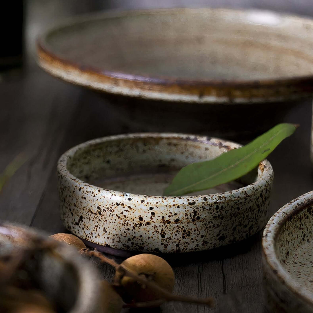 Green Ceramic Dinner Plates - Stylisg Tableware