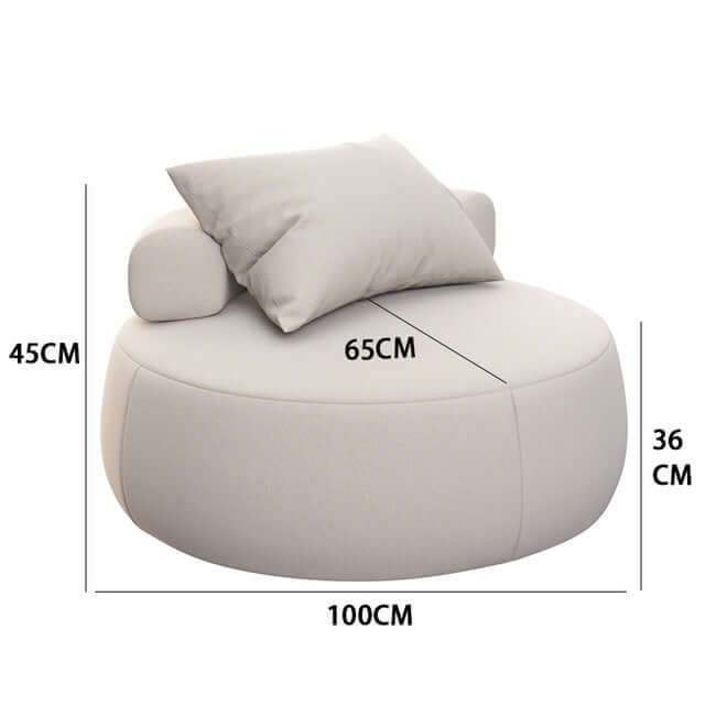 White Living Room Chair - Minimalistic Design