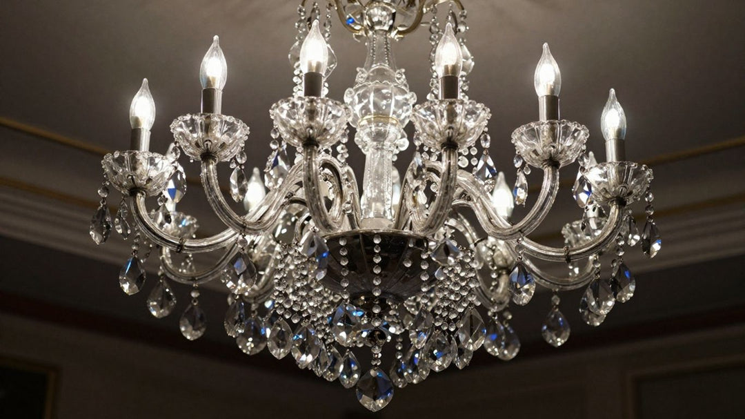 Elegant crystal chandelier for sale in the UK.