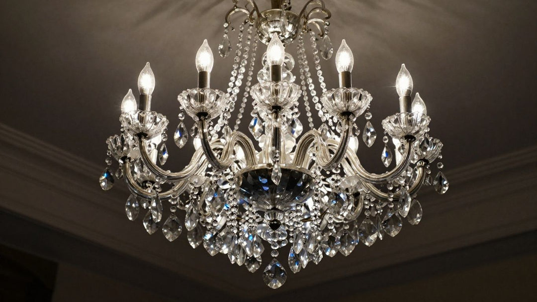 Elegant crystal chandelier for sale in the UK.