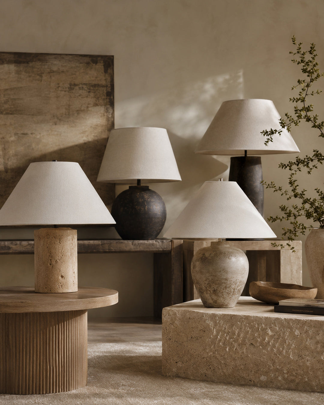 Modern table lamp for bedroom, living room, hallway and luxury home lighting