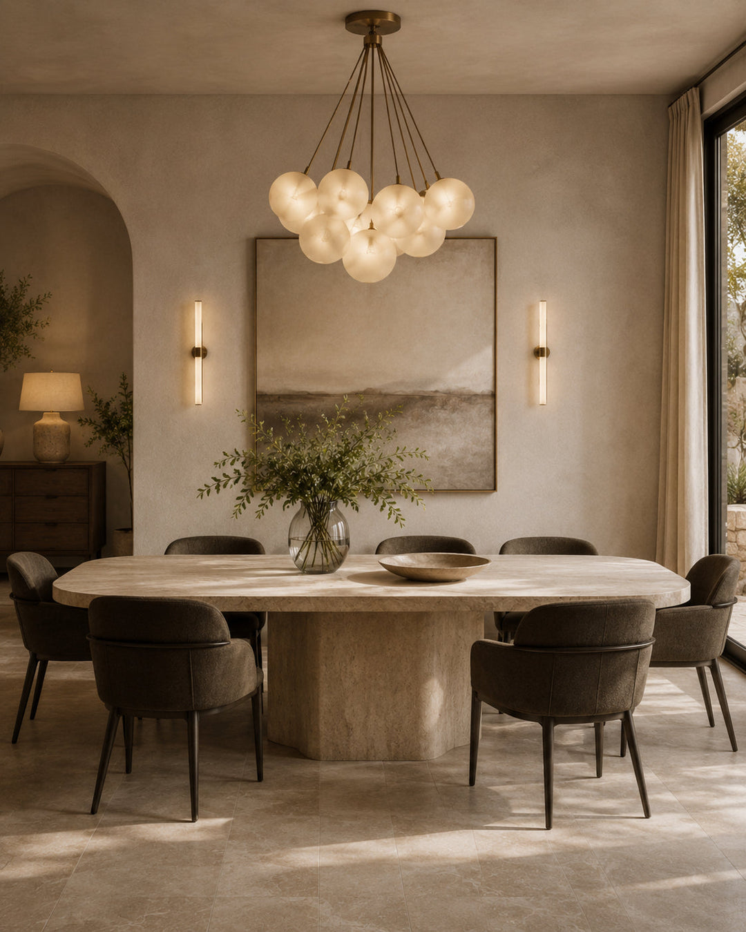 Modern dining table for kitchen, dining room and luxury home interiors