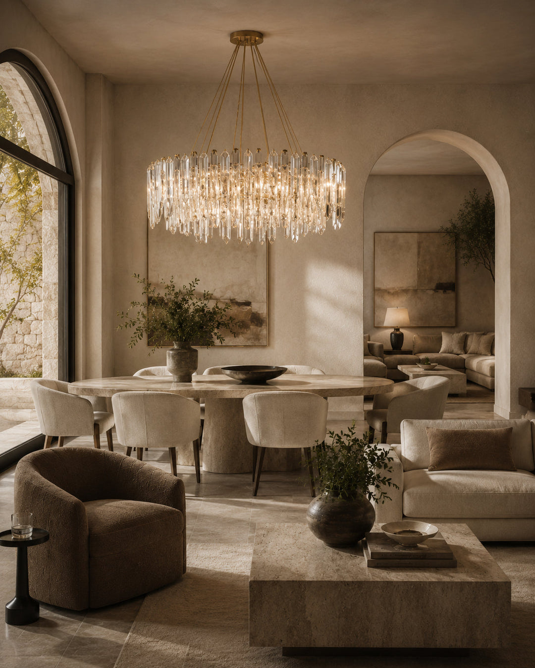 Modern chandelier for living room, dining room, bedroom and luxury home lighting