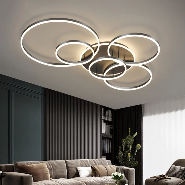 Audrey Nordic LED Ripple Chandelier