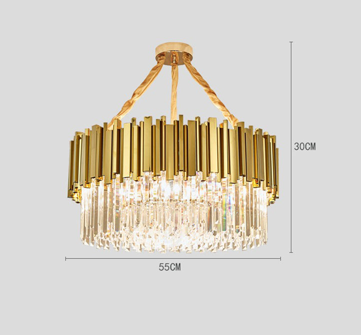 Eleanor Luxury Round Crystal Chandelier