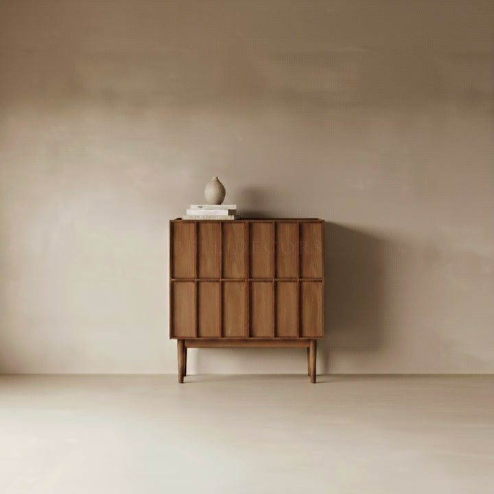 Wood Accent Cabinet | Storage Cabinet — Living Room