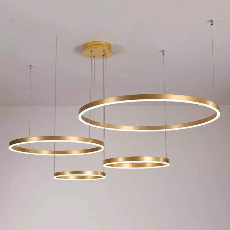 Gabriella Circular Luna Chandelier