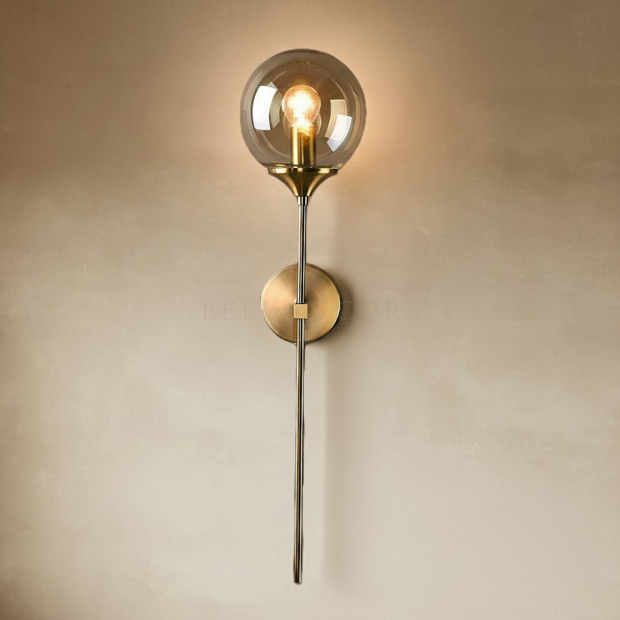 Gold Glass Sconce from BellDecors