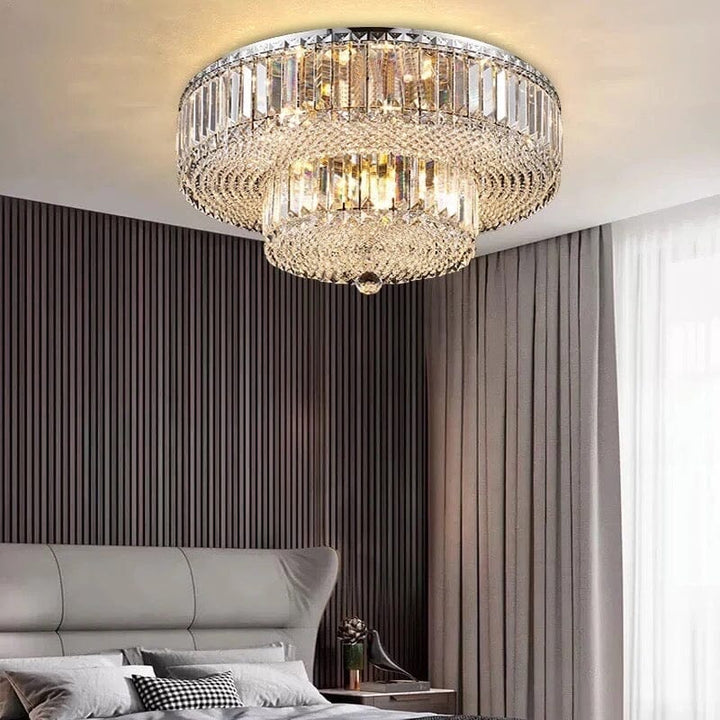 Alisah Dual Crystal Chandelier