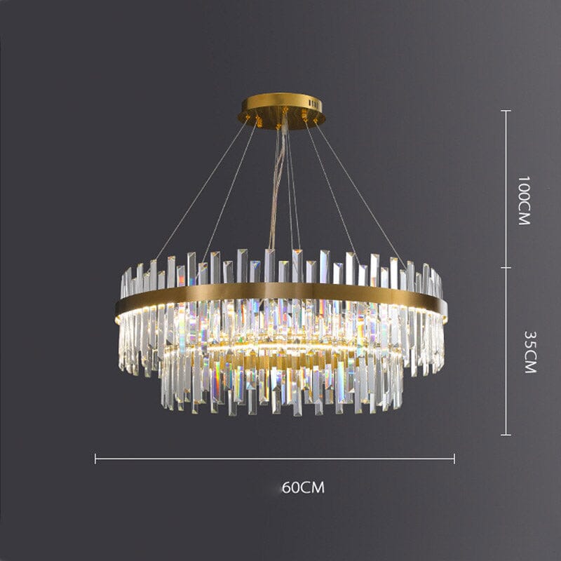 Chelsea Dual Crystal Chandelier