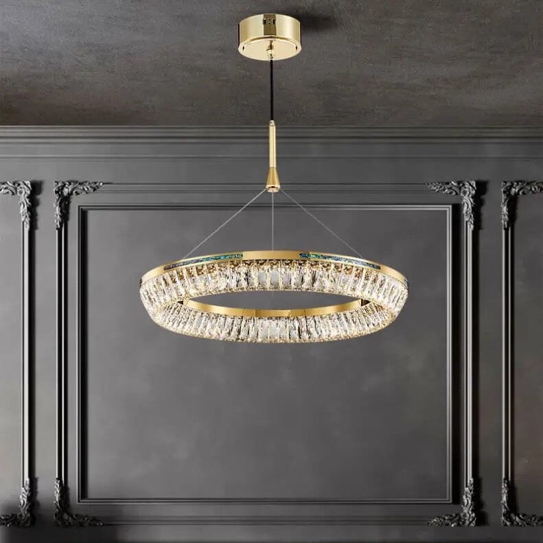 Daymion Stainless Steel K9 Crystal Chandelier