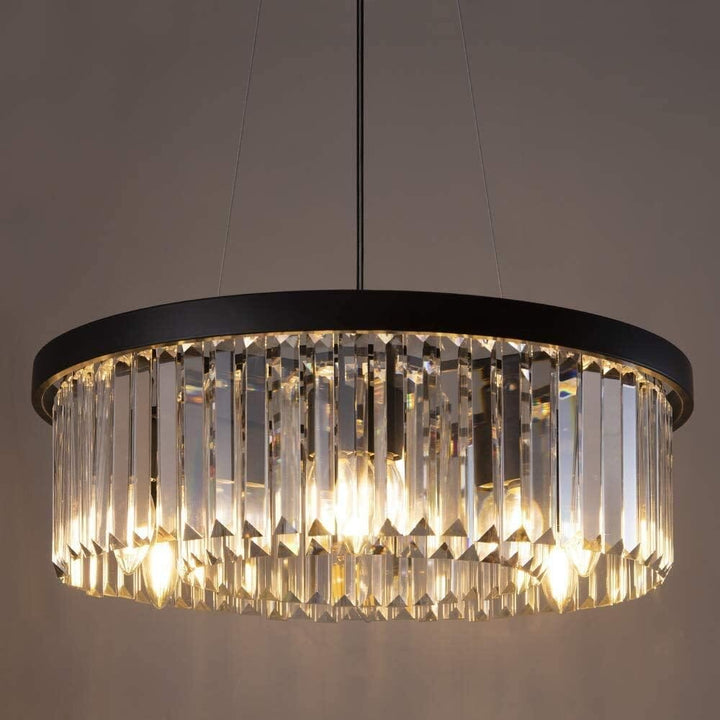 Hebrew Crystal Pendant Chandelier Light