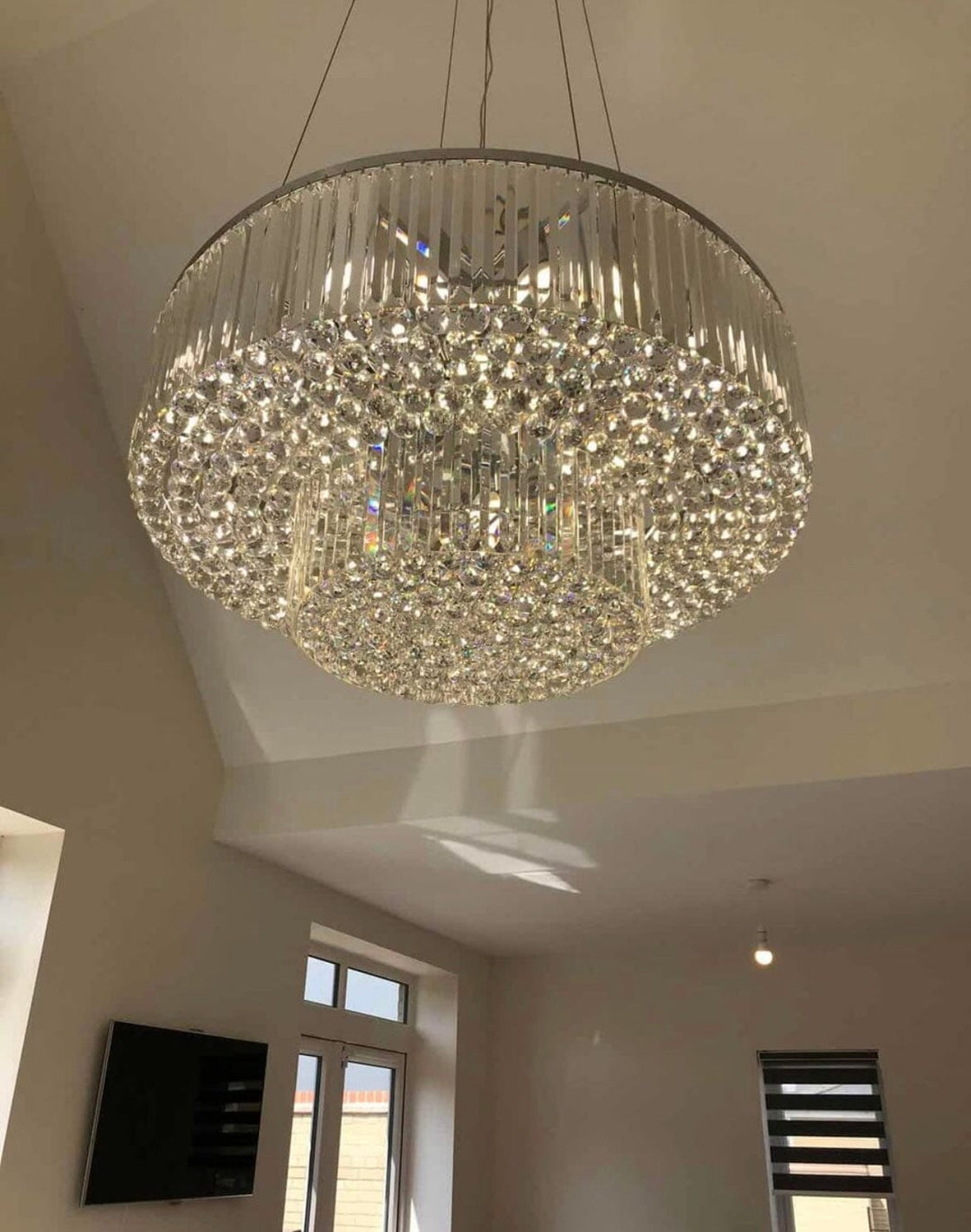 Alisah Dual Crystal Chandelier