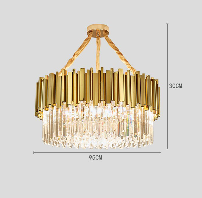 Eleanor Luxury Round Crystal Chandelier