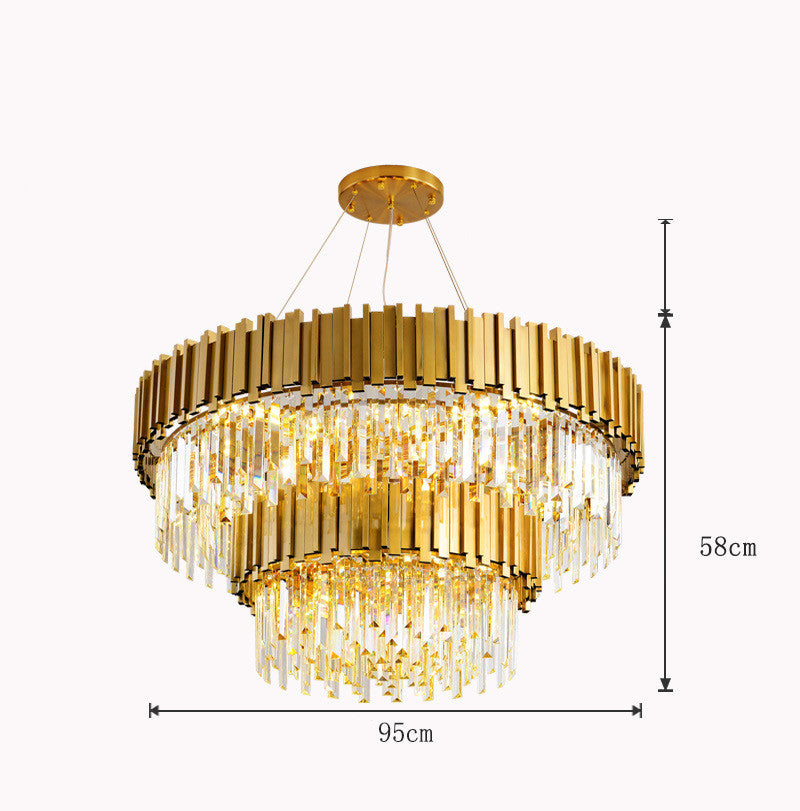 Eleanor Luxury Round Crystal Chandelier