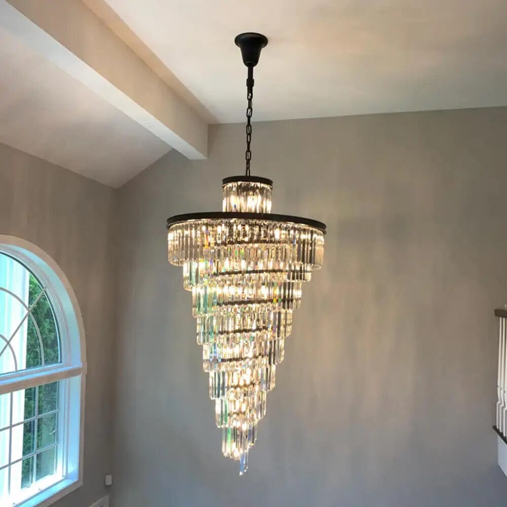 Ronnie Modern Spiral Chandelier