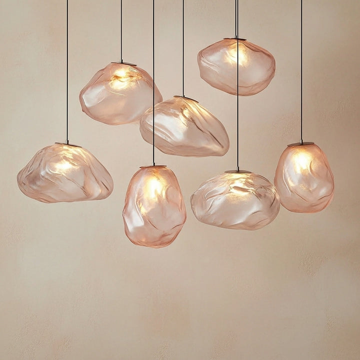 Glass Ceiling Light - Mesmerizing Interplay Of Light & Shadow