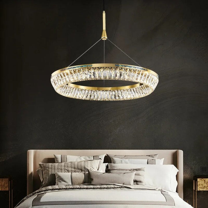 Daymion Stainless Steel K9 Crystal Chandelier