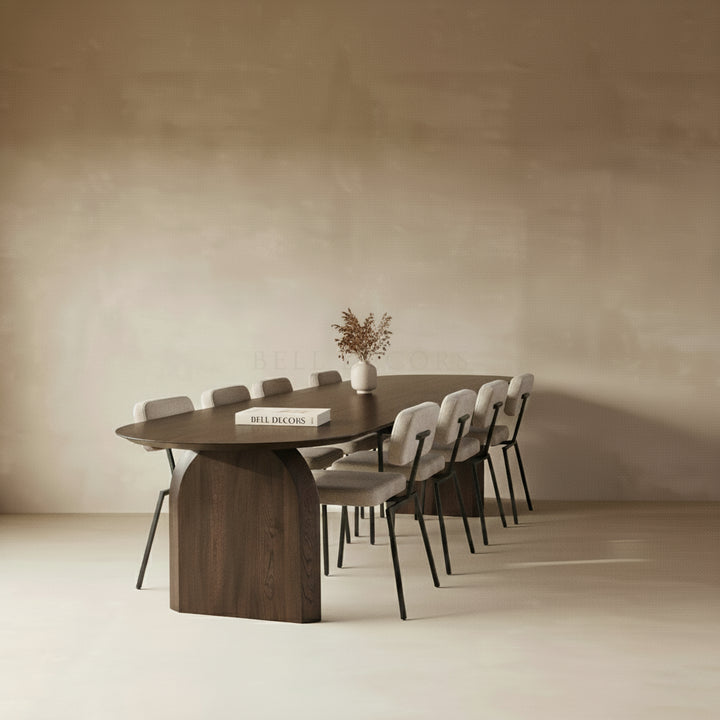 Wooden Dining Table | Solid Wood Table — Organic Modern Dining Room