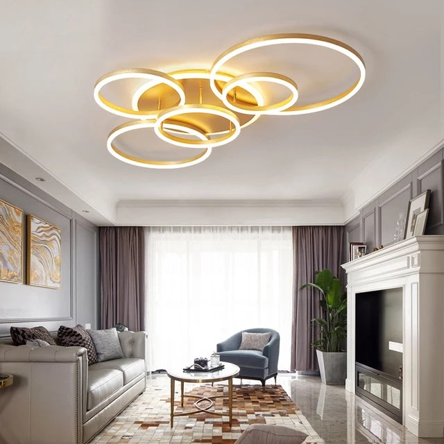 Audrey Nordic LED Ripple Chandelier