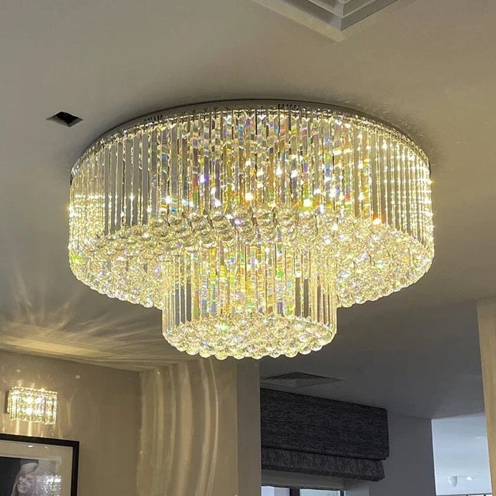 Alisah Dual Crystal Chandelier