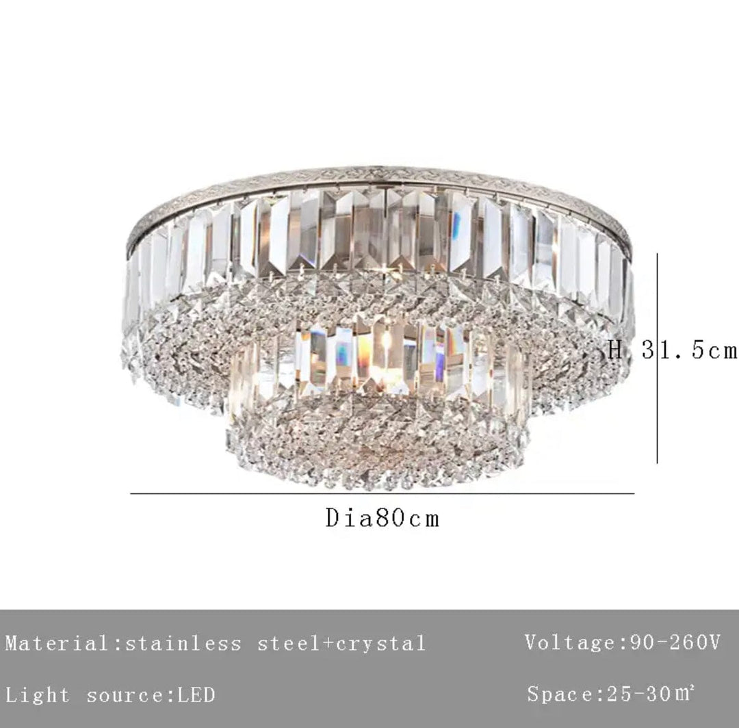 Alisah Dual Crystal Chandelier