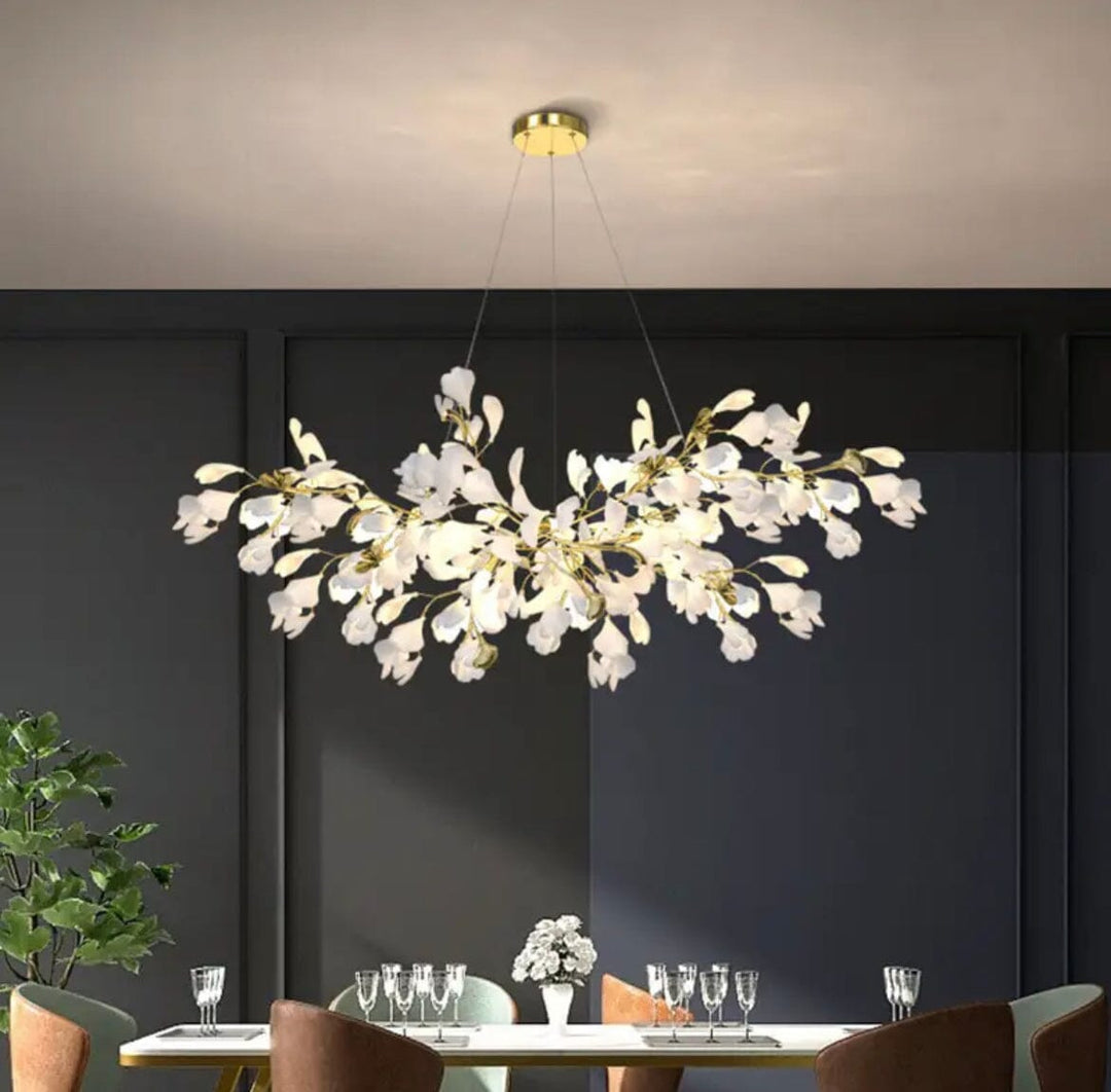 Rashtin Ceramic Petal Chandelier