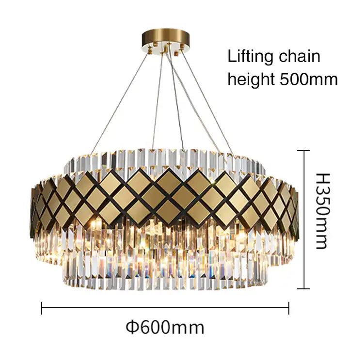 Bindi Crystal LED Hanging Light