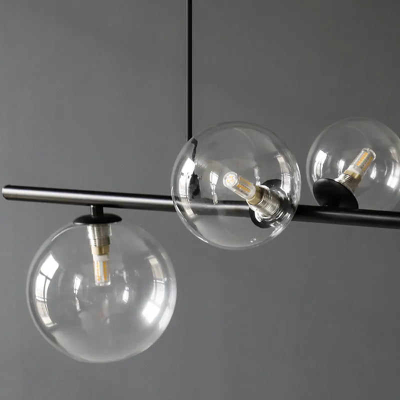 Louis Glass Ball Chandelier Light