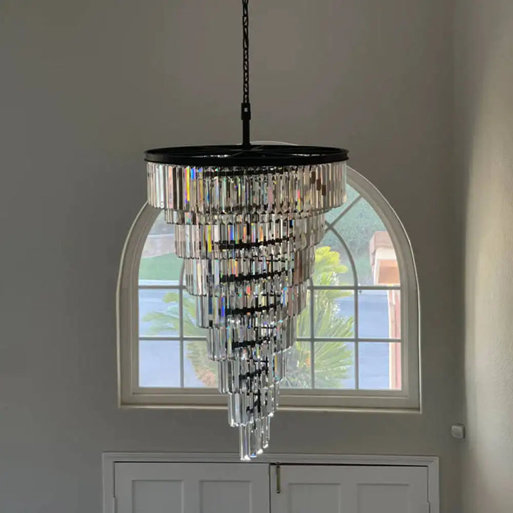 Ronnie Modern Spiral Chandelier