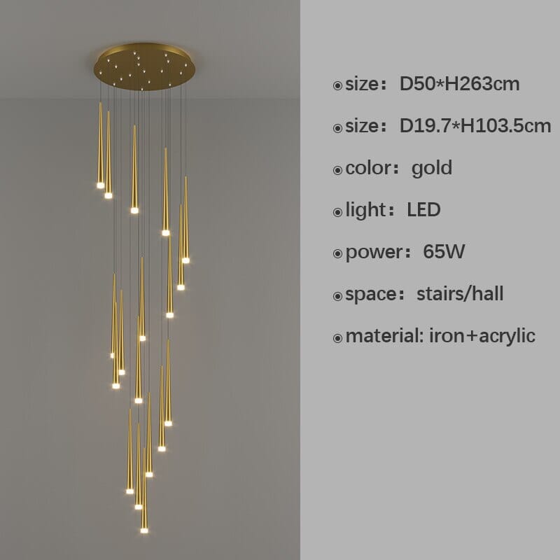 Miro LED Duplex Pendant Chandelier