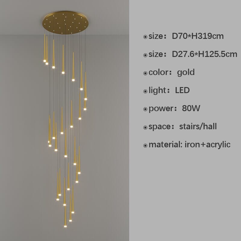 Miro LED Duplex Pendant Chandelier