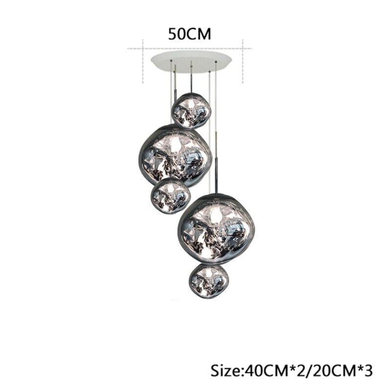 Maroochy Nordic Lava Bundle Chandelier