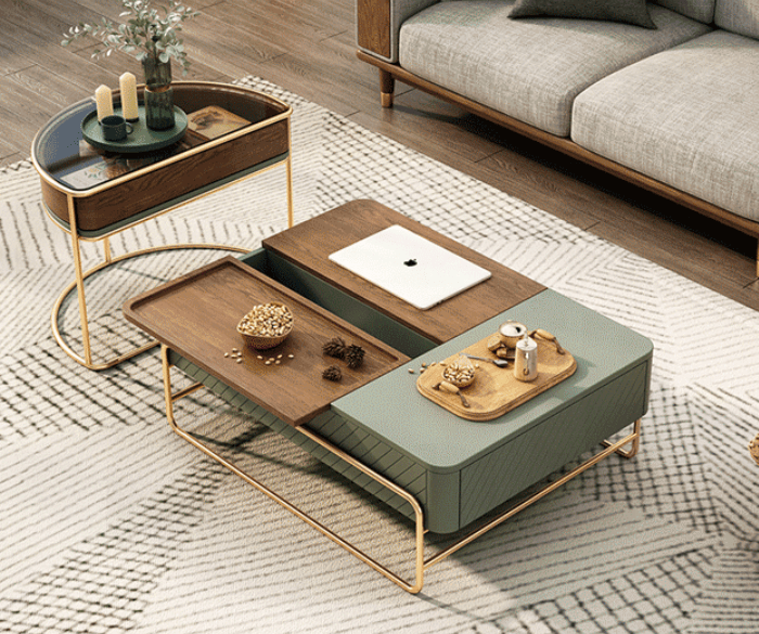 Heidi Reed Design Glass Coffee Table