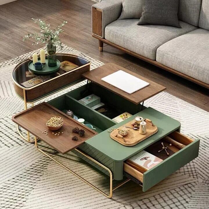 Heidi Reed Design Glass Coffee Table