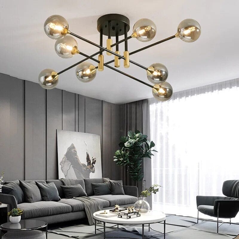 Eliana Sputnik Molecule Glass Chandelier