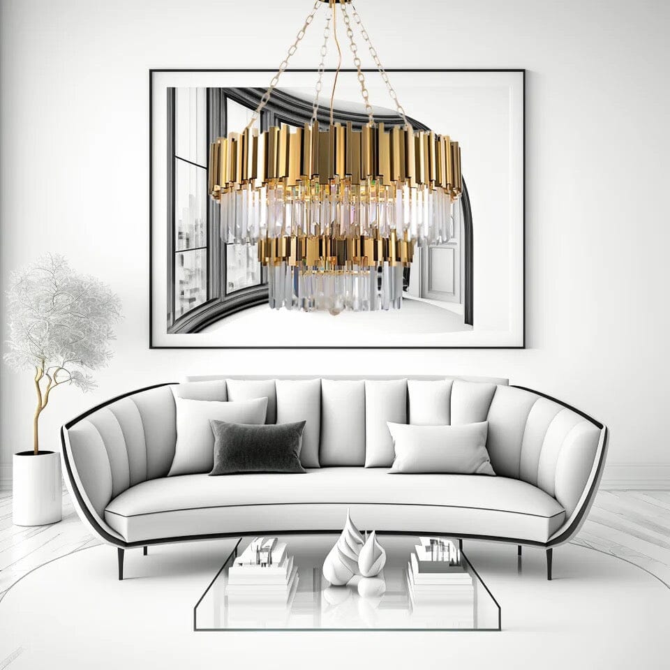 Eleanor Luxury Round Crystal Chandelier