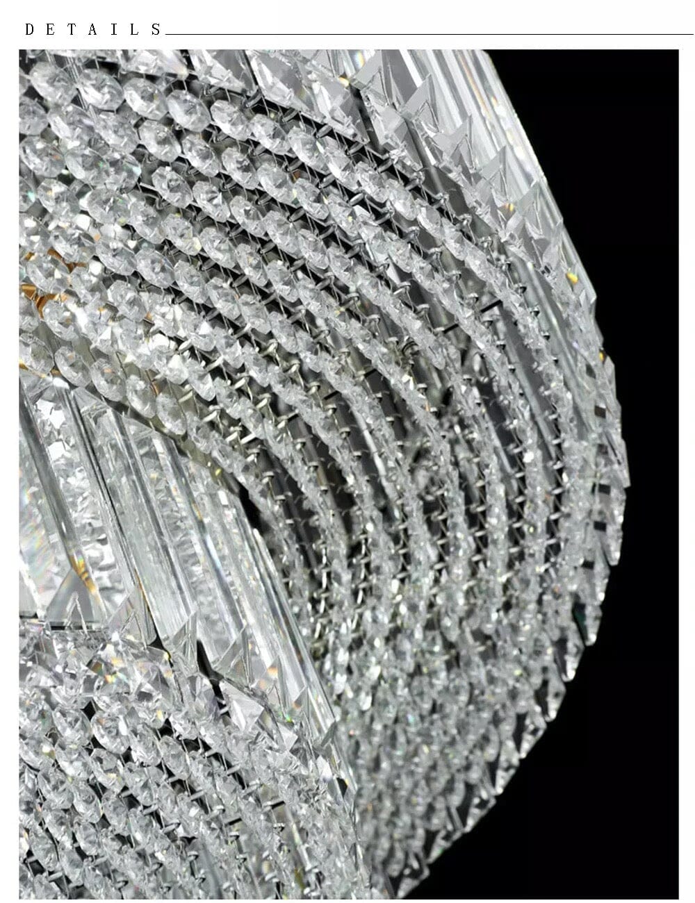 Alisah Dual Crystal Chandelier