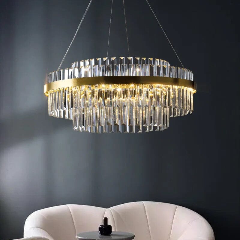 Chelsea Dual Crystal Chandelier