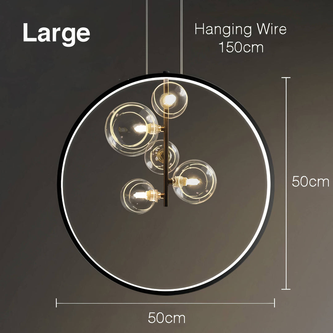 Caleb LED Ball Glass Hanging Light