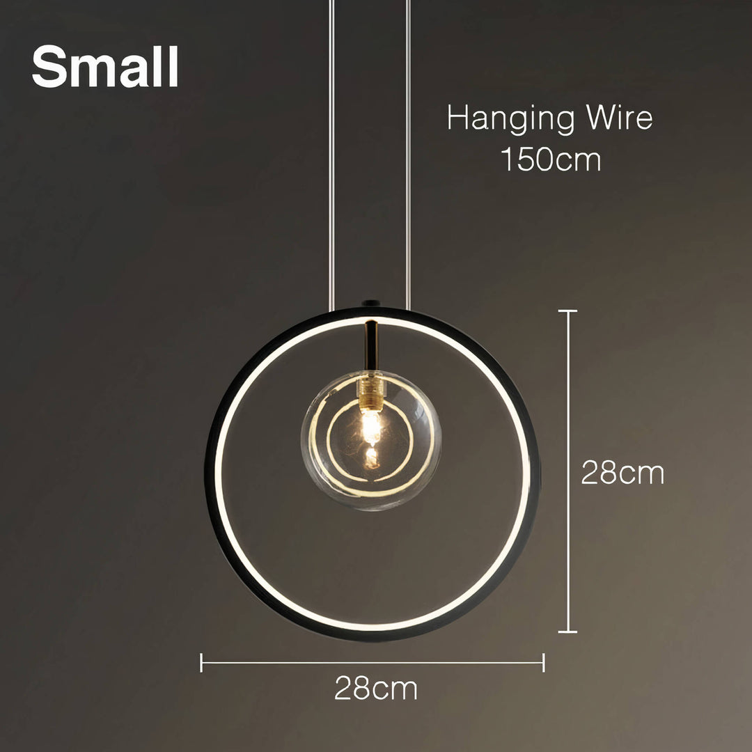 Caleb LED Ball Glass Hanging Light