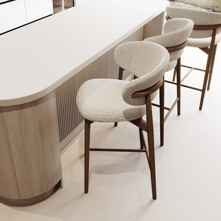 Lux Modern Wooden Bar Chairs