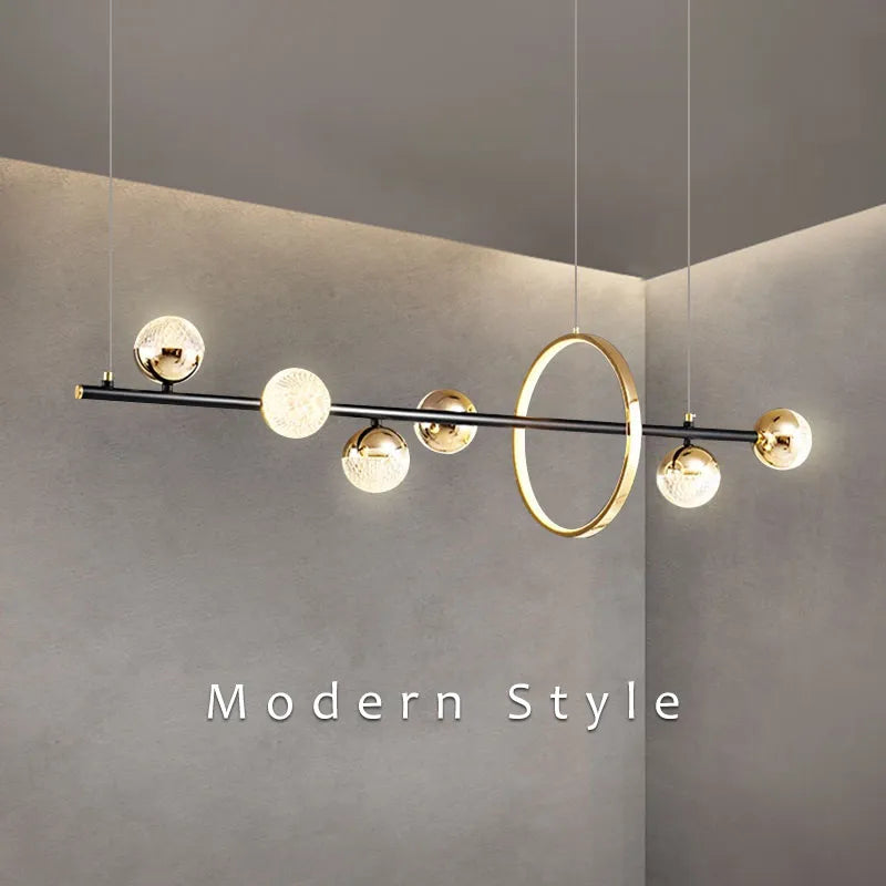 David Gold Ball Chandelier