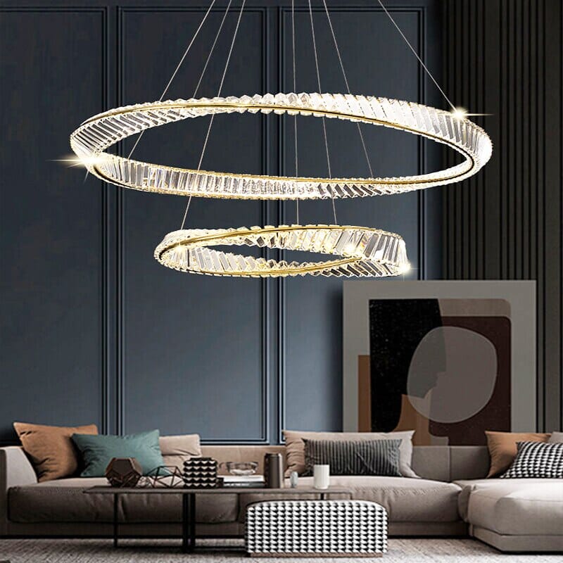 Florence Crystal Luxtre Ring Chandelier