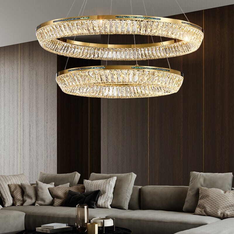 Daymion Stainless Steel K9 Crystal Chandelier