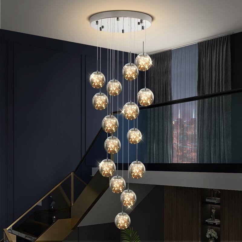 Mawukura Glass Ball Ashante Chandelier