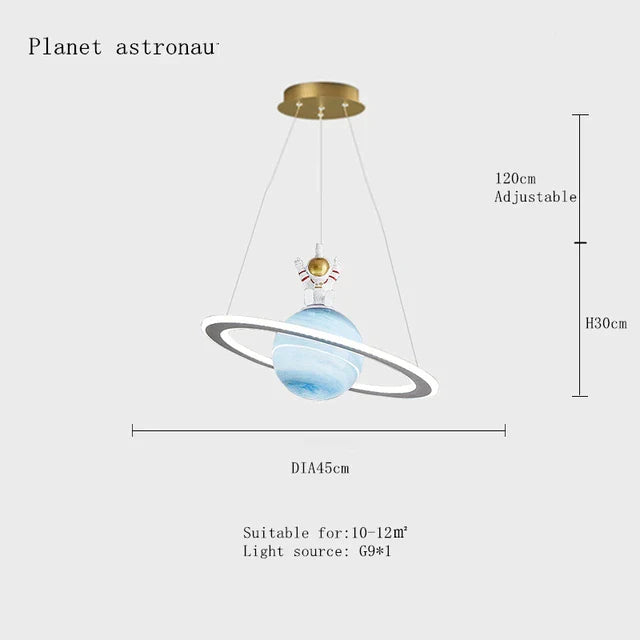 Logan Planet Acrylic Space Star Light